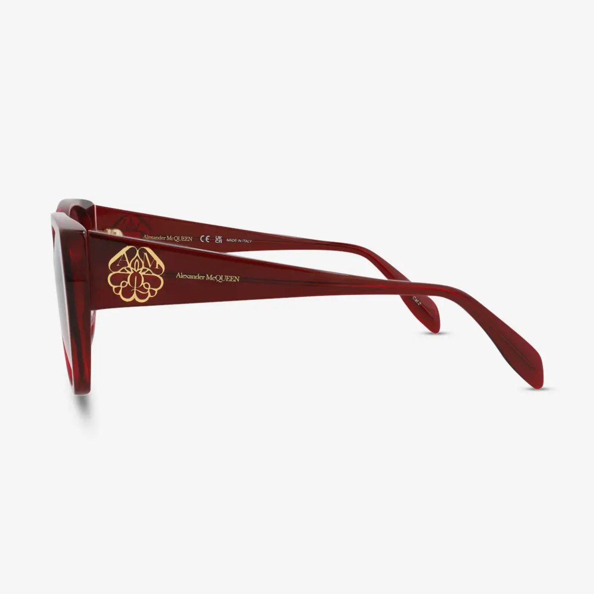 Alexander McQueen Alexander Mcqueen Iconic Cat Eye Acetate 58 mm Ladies Sunglasses by The Solist | Thumbnail 3 Alexander McQueen Alexander Mcqueen Iconic Cat Eye Acetate 58 mm Ladies Sunglasses by The Solist | Thumbnail 3