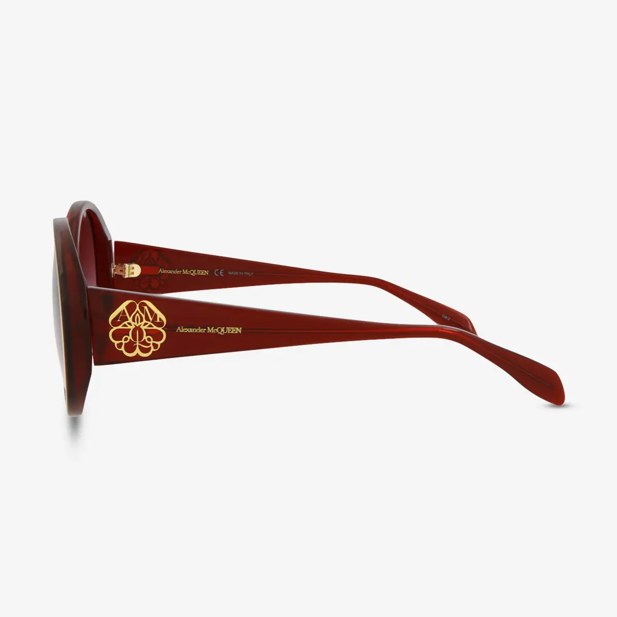 Alexander McQueen Alexander Mcqueen Iconic Round Acetate 57 mm Ladies Sunglasses by The Solist | Thumbnail 3 Alexander McQueen Alexander Mcqueen Iconic Round Acetate 57 mm Ladies Sunglasses by The Solist | Thumbnail 3