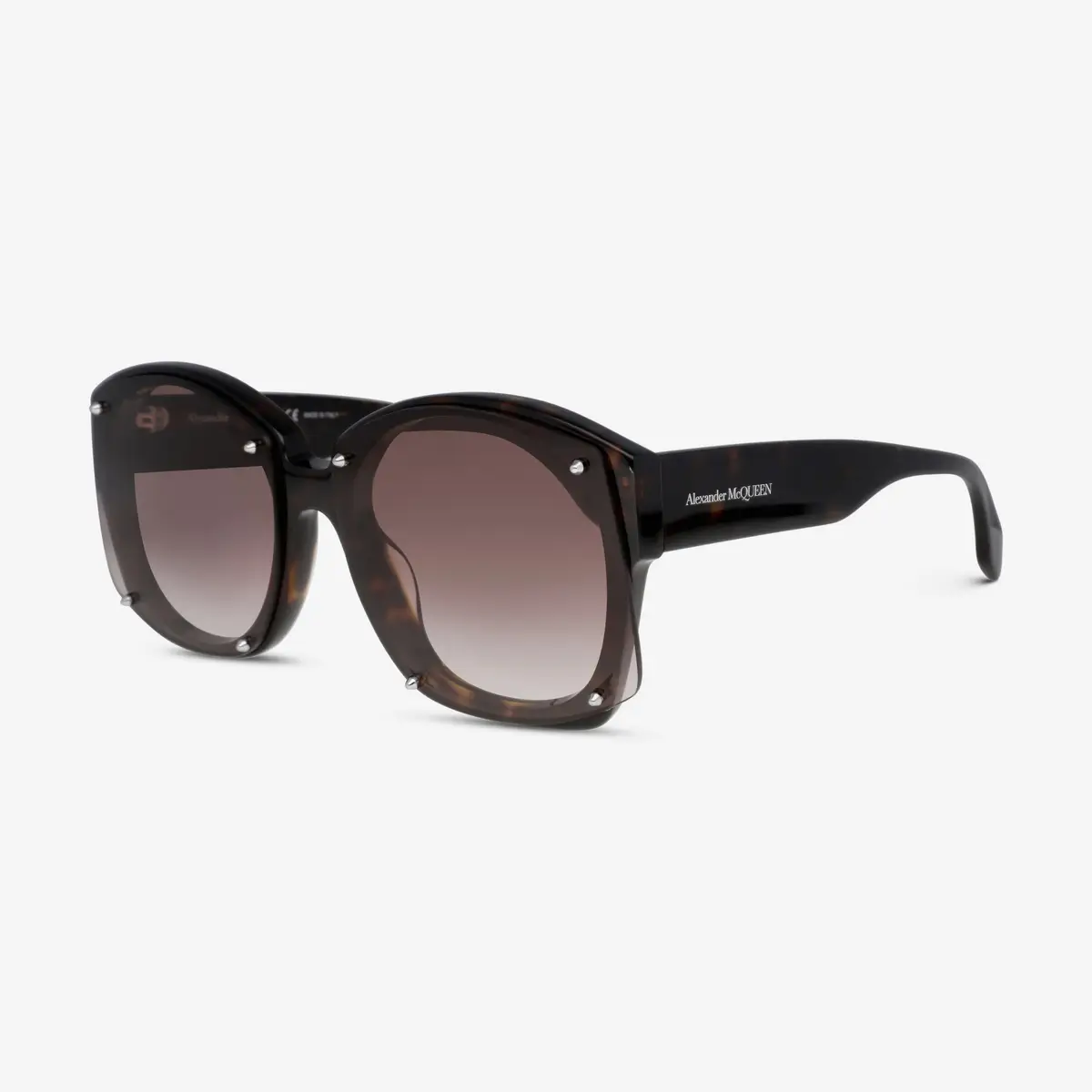 Alexander McQueen Alexander Mcqueen Icons Square Acetate 61 mm Ladies Sunglasses by The Solist | Thumbnail 2 Alexander McQueen Alexander Mcqueen Icons Square Acetate 61 mm Ladies Sunglasses by The Solist | Thumbnail 2