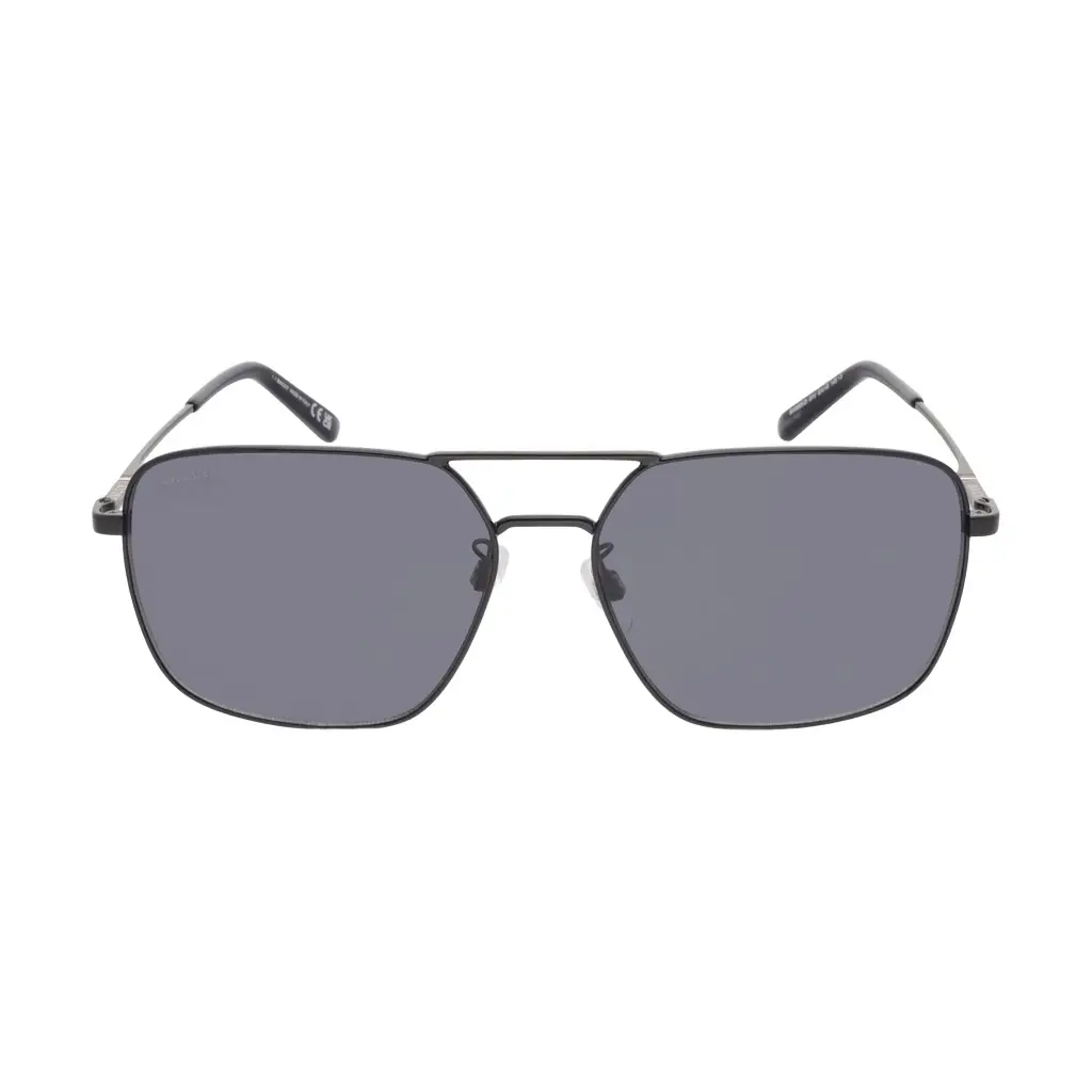 BALLY Bally Men's Shiny Black & Blue Aviator 61mm Sunglasses by The Solist | Image 1 BALLY Bally Men's Shiny Black & Blue Aviator 61mm Sunglasses by The Solist | Image 1