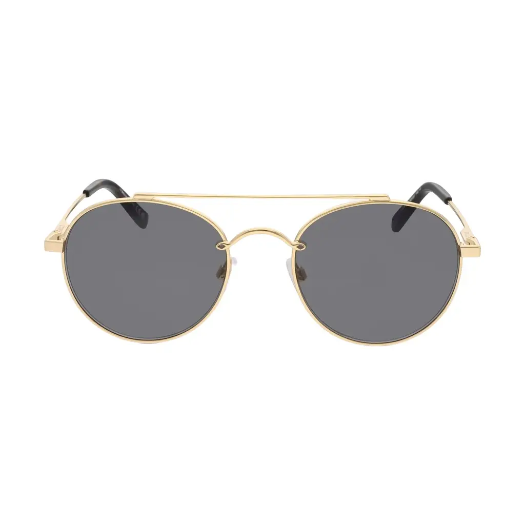 BALLY Bally Men's Shiny Deep Gold & Brown Aviator 52mm Sunglasses by The Solist | Image 1 BALLY Bally Men's Shiny Deep Gold & Brown Aviator 52mm Sunglasses by The Solist | Image 1