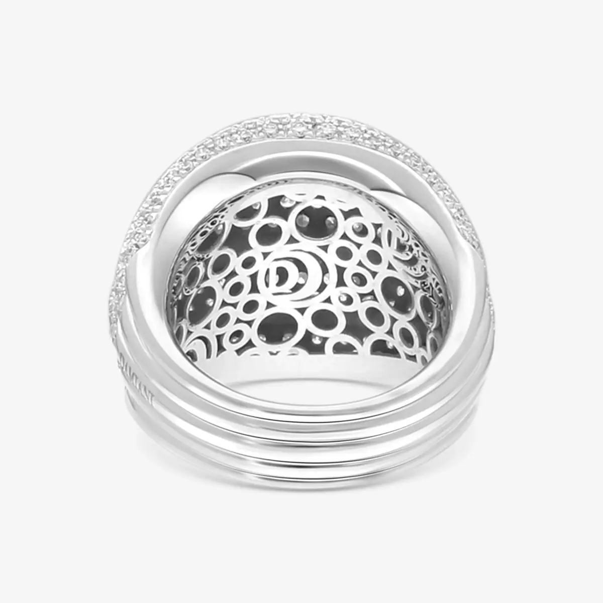Damiani Damiani 18K Whıte Gold Diamond Band Ring Sz. 6.25 by The Solist | Thumbnail 3