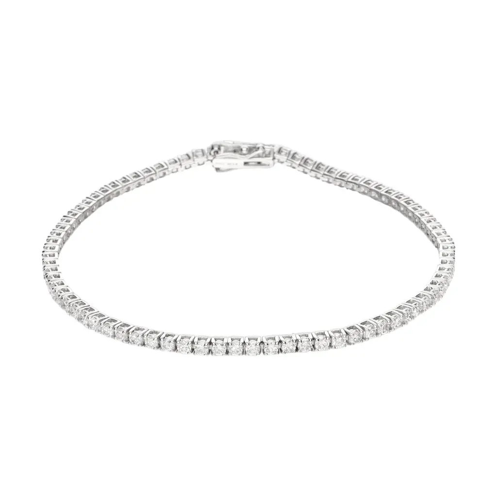 Ina Mar Ina Mar 18K White Gold Diamond 2.10ct.twd. Tennis Bracelet 7" by The Solist