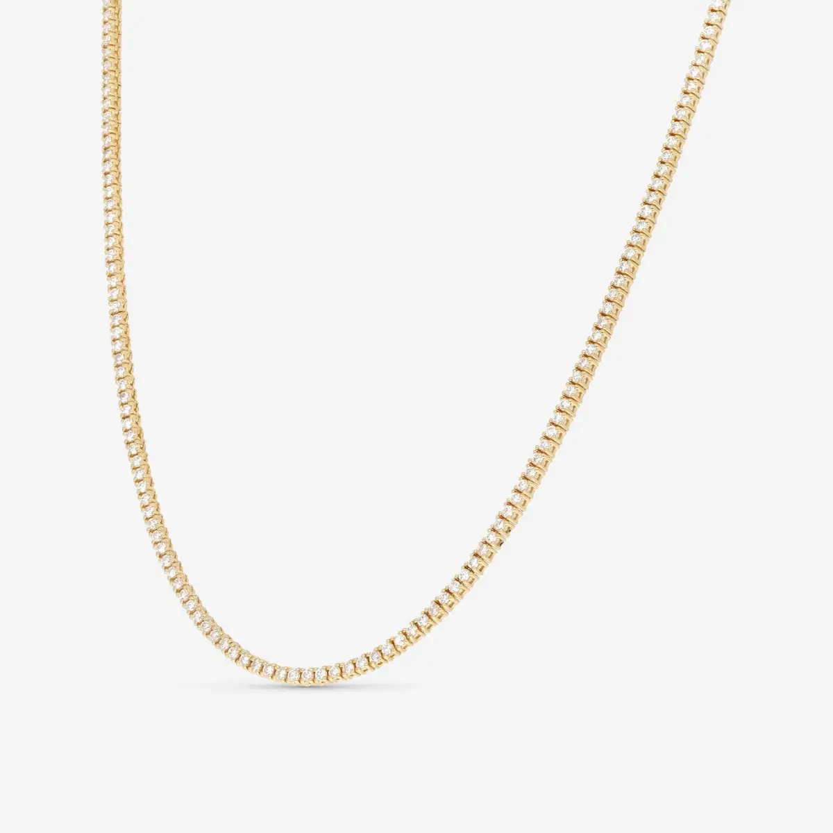 Ina Mar Ina Mar 18K Yellow Gold Diamond 3.20ct.twd. Tennis Necklace by The Solist | Thumbnail 2 Ina Mar Ina Mar 18K Yellow Gold Diamond 3.20ct.twd. Tennis Necklace by The Solist | Thumbnail 2