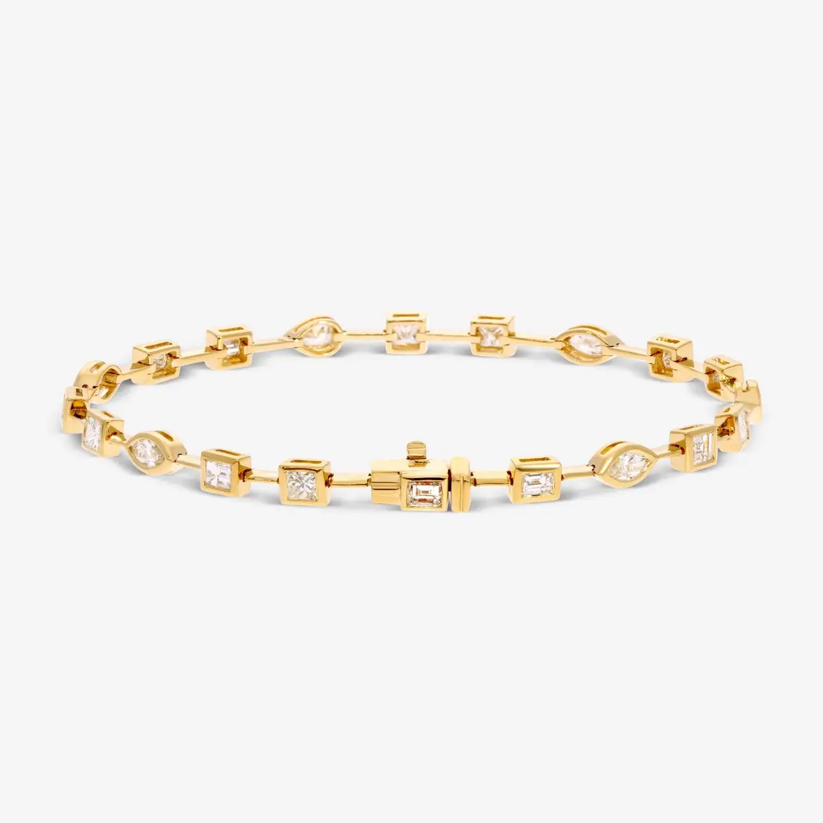 Ina Mar Ina Mar 18K Yellow Gold Fancy Diamond 3.25ct.twd. Bracelet by The Solist | Thumbnail 3 Ina Mar Ina Mar 18K Yellow Gold Fancy Diamond 3.25ct.twd. Bracelet by The Solist | Thumbnail 3
