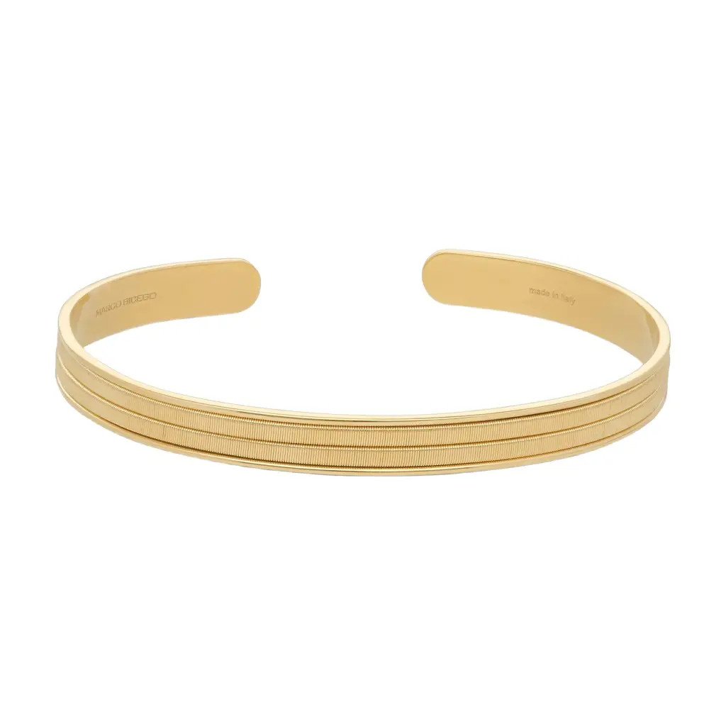 MARCO BICEGO Marco Bicego Uomo 18K Yellow Gold Bangle Bracelet by The Solist | Image 1 MARCO BICEGO Marco Bicego Uomo 18K Yellow Gold Bangle Bracelet by The Solist | Image 1