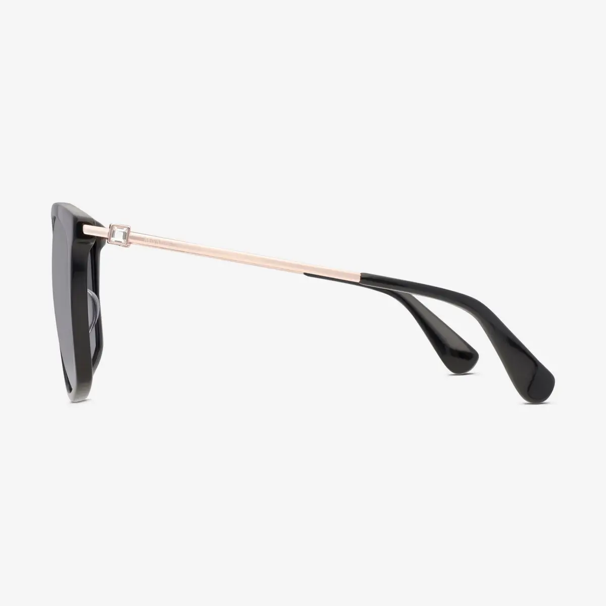 Max Mara Max Mara Women's Shiny Black & Gradient Smoke Square 56 mm Sunglasses by The Solist | Thumbnail 3 Max Mara Max Mara Women's Shiny Black & Gradient Smoke Square 56 mm Sunglasses by The Solist | Thumbnail 3