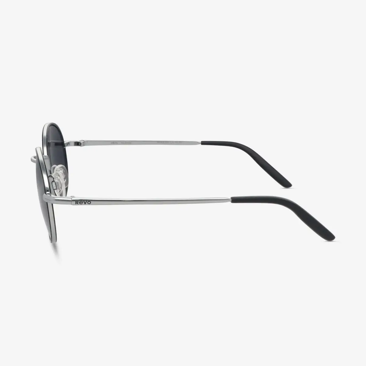 Revo Revo Brayton Chrome Graphite Round/Oval Unisex Sunglasses by The Solist | Thumbnail 3 Revo Revo Brayton Chrome Graphite Round/Oval Unisex Sunglasses by The Solist | Thumbnail 3
