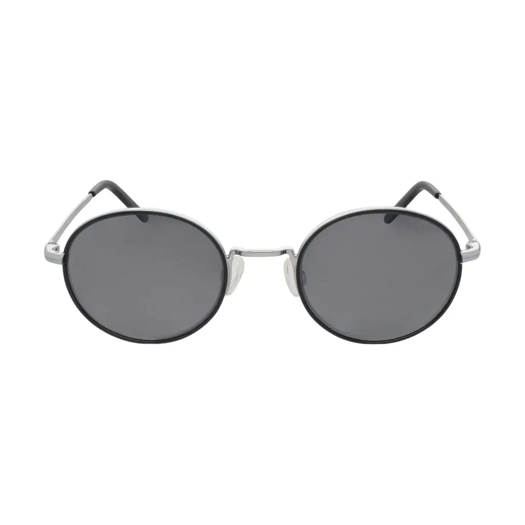 Revo Revo Brayton Chrome Graphite Round/Oval Unisex Sunglasses by The Solist