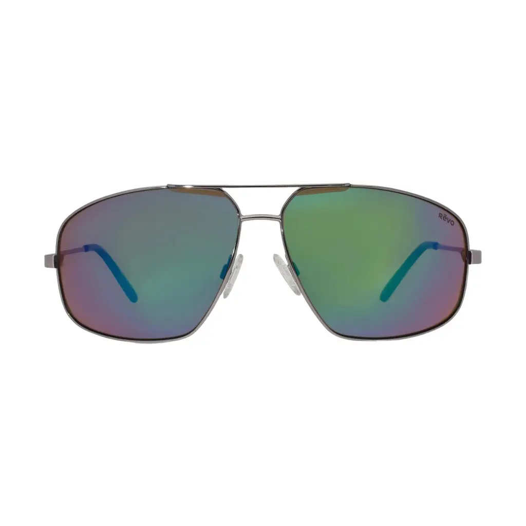 Revo Revo Canyon Gunmetal Evergreen Navigator 80 mm Men's Sunglasses by The Solist | Image 1 Revo Revo Canyon Gunmetal Evergreen Navigator 80 mm Men's Sunglasses by The Solist | Image 1