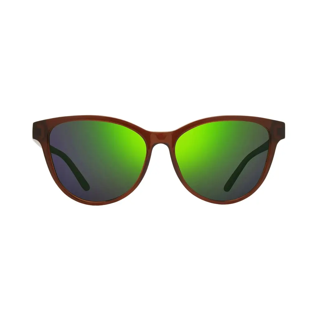 Revo Revo Daphne Men's Brown & Evergreen Cat-Eye 56 mm Sunglasses by The Solist | Image 1 Revo Revo Daphne Men's Brown & Evergreen Cat-Eye 56 mm Sunglasses by The Solist | Image 1