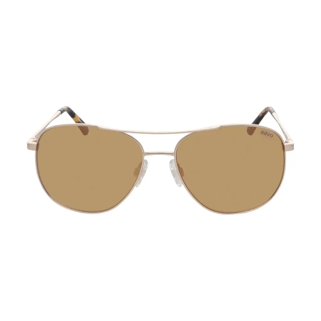 Revo Revo Maxie Gold Champagne Navigator 64mm Ladies Sunglasses by The Solist