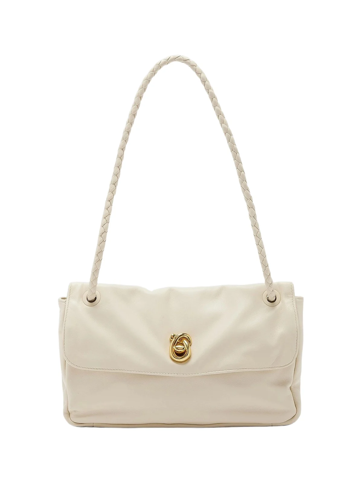 Women's Soft Lock Leather Shoulder Bag Women's Soft Lock Leather Shoulder Bag