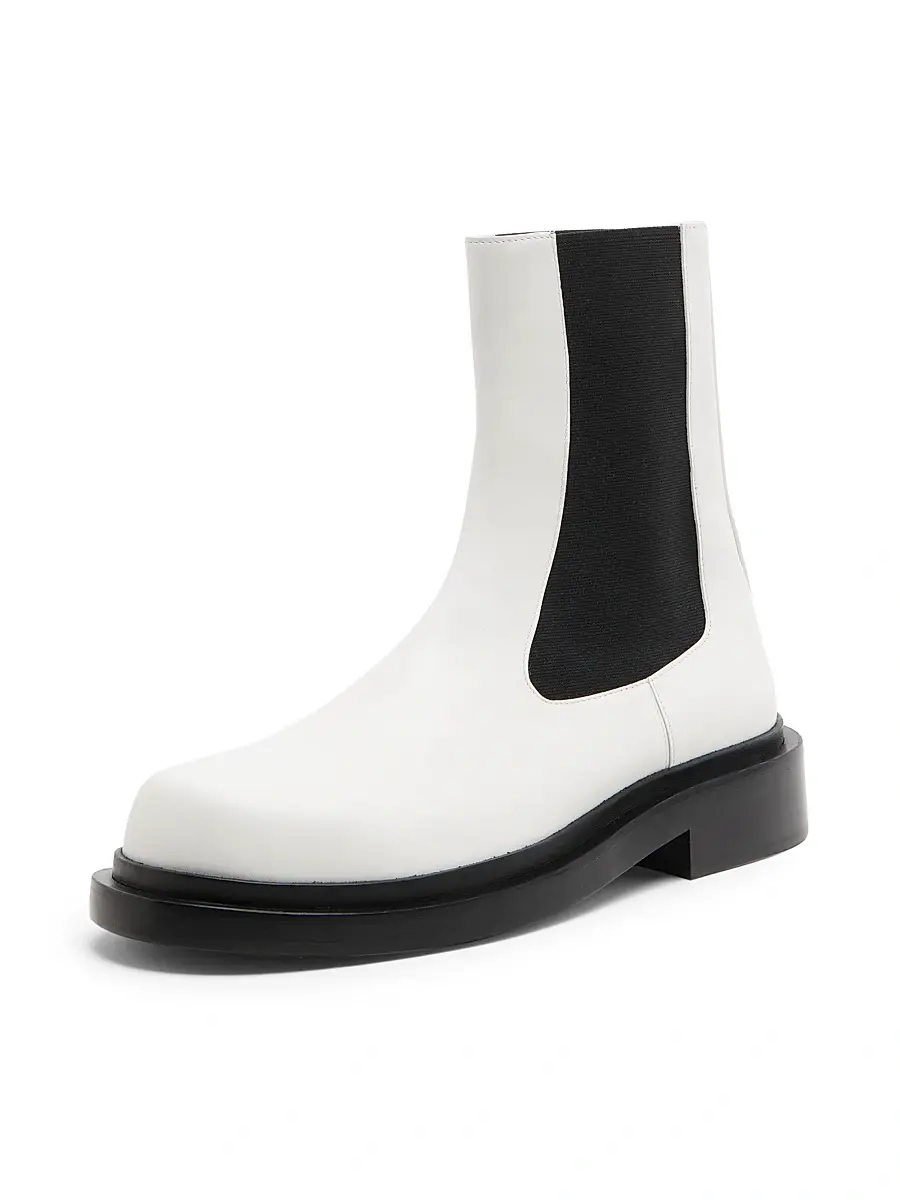 Jil Sander Women's Leather Ankle Boots | Thumbnail 2 Jil Sander Women's Leather Ankle Boots | Thumbnail 2