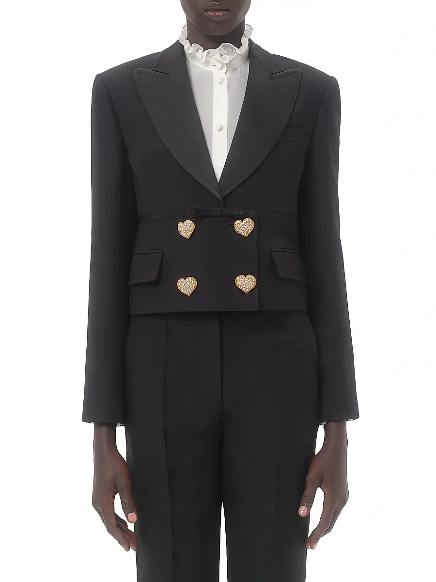 Valentino Women's Crepe Couture Jacket | Thumbnail 2 Valentino Women's Crepe Couture Jacket | Thumbnail 2