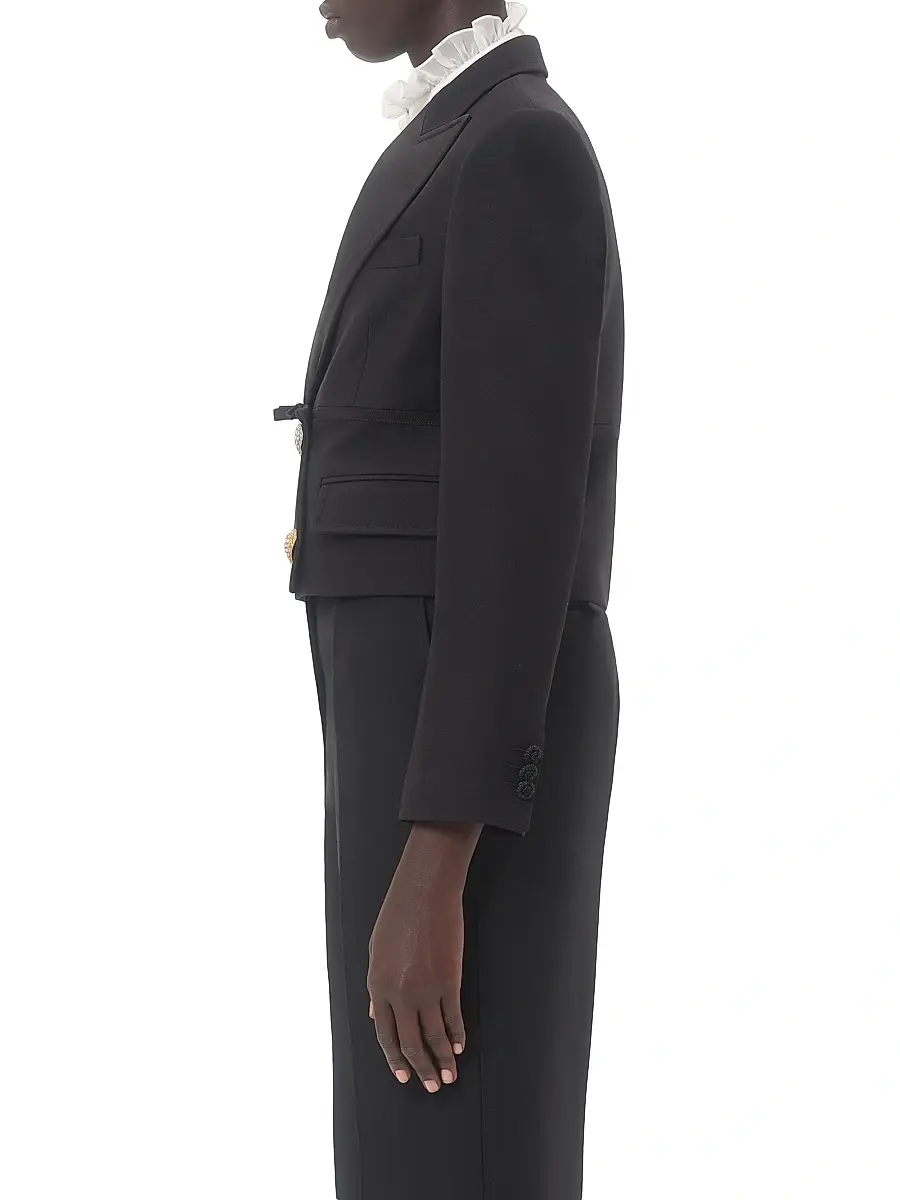 Valentino Women's Crepe Couture Jacket | Thumbnail 3 Valentino Women's Crepe Couture Jacket | Thumbnail 3