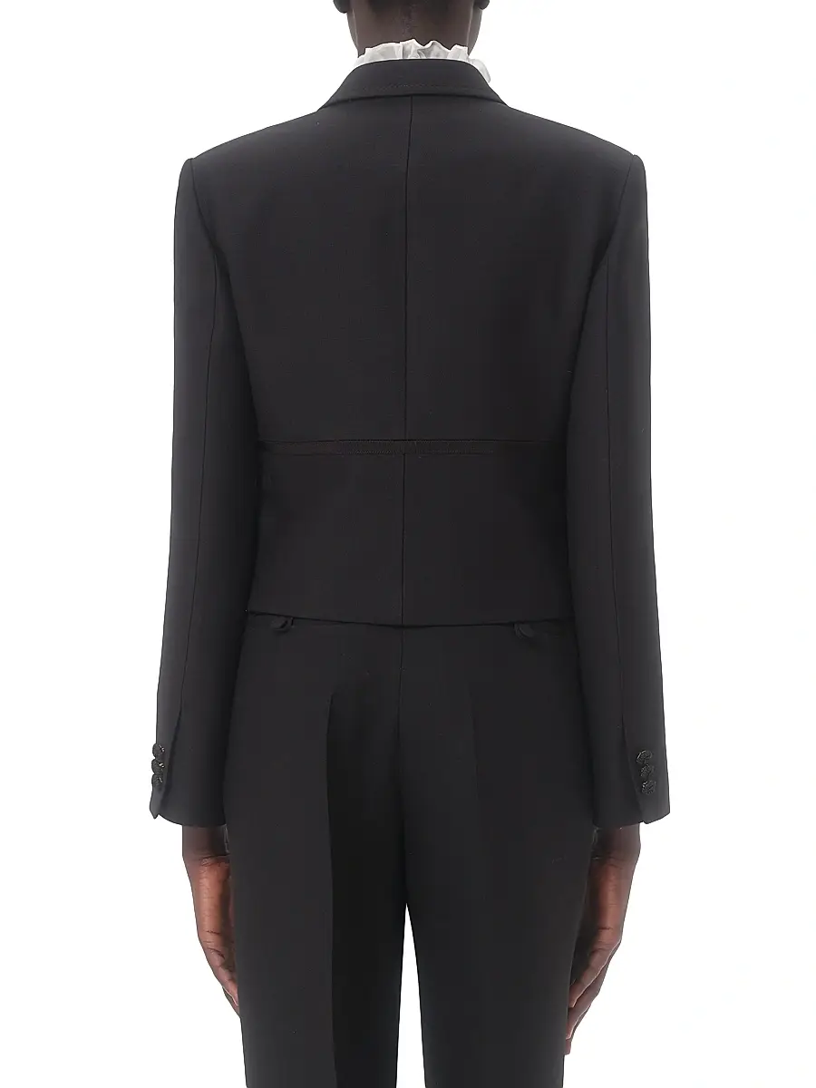 Valentino Women's Crepe Couture Jacket | Thumbnail 4 Valentino Women's Crepe Couture Jacket | Thumbnail 4