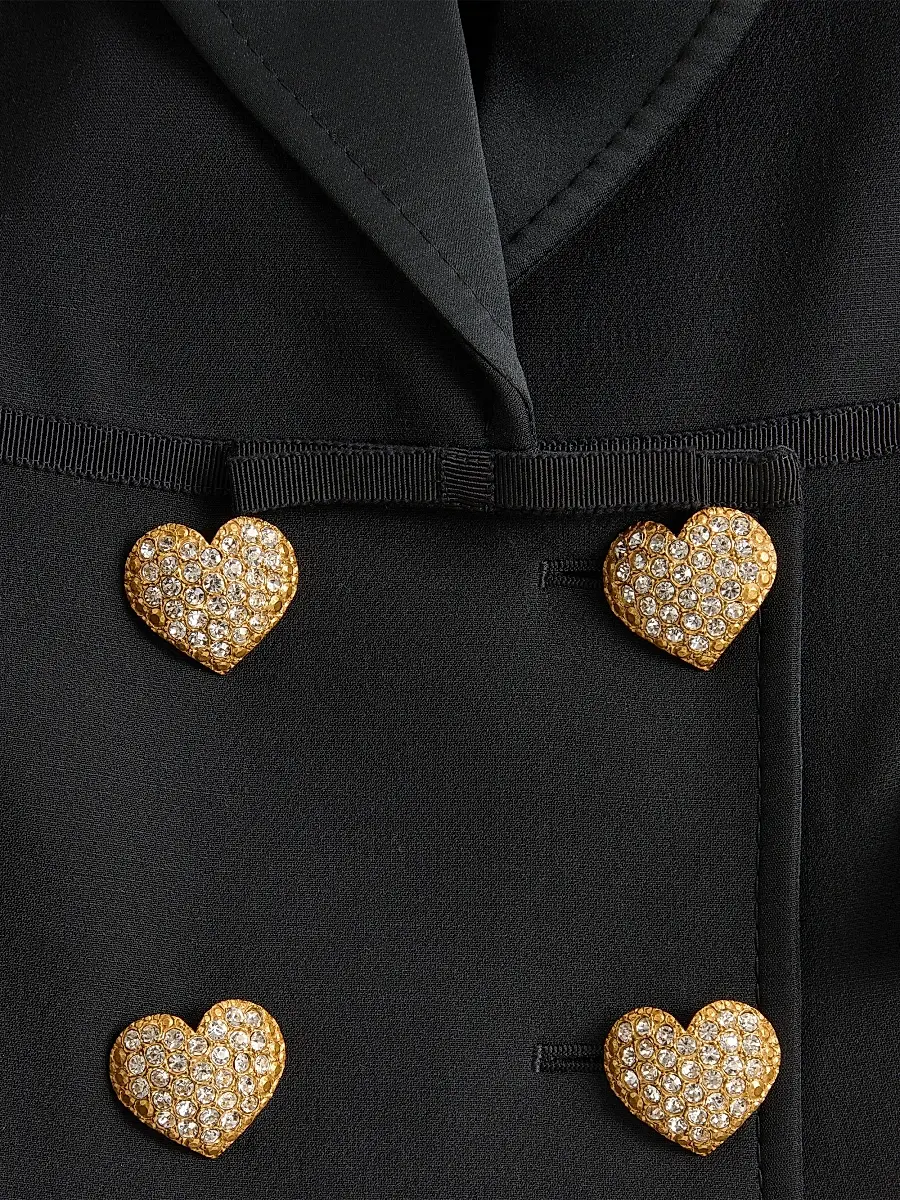 Valentino Women's Crepe Couture Jacket | Thumbnail 6 Valentino Women's Crepe Couture Jacket | Thumbnail 6