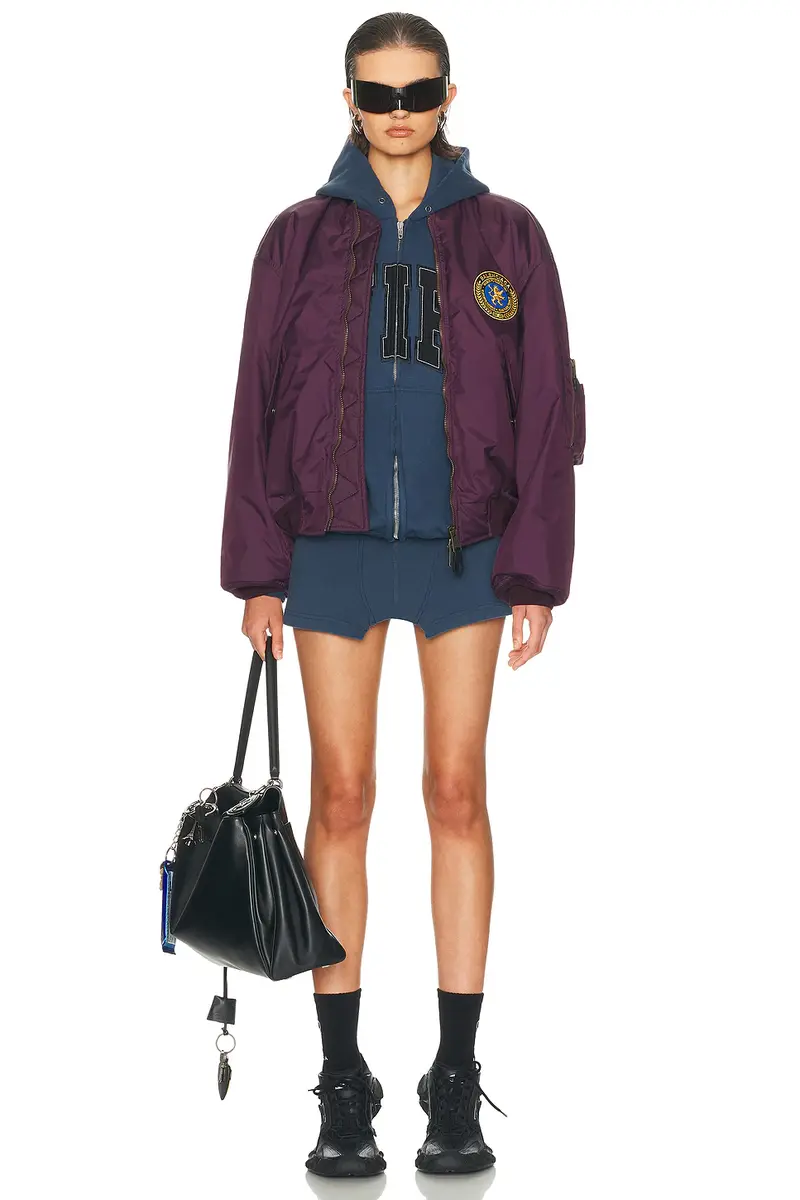 Balenciaga Large Fit Bomber Jacket | Thumbnail 6 Balenciaga Large Fit Bomber Jacket | Thumbnail 6