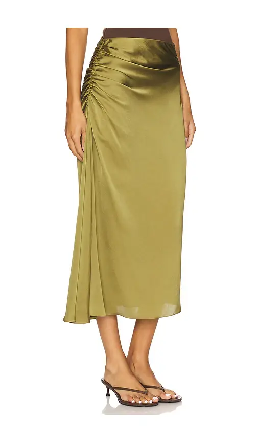Theory Side Ruched Skirt | Thumbnail 2 Theory Side Ruched Skirt | Thumbnail 2