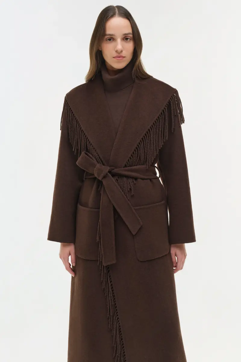 Simkhai Carrie Fringe Coat | Thumbnail 2