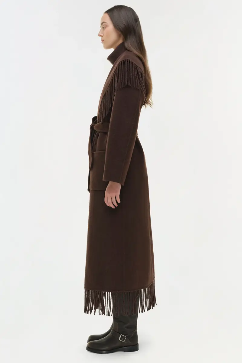 Simkhai Carrie Fringe Coat | Thumbnail 3