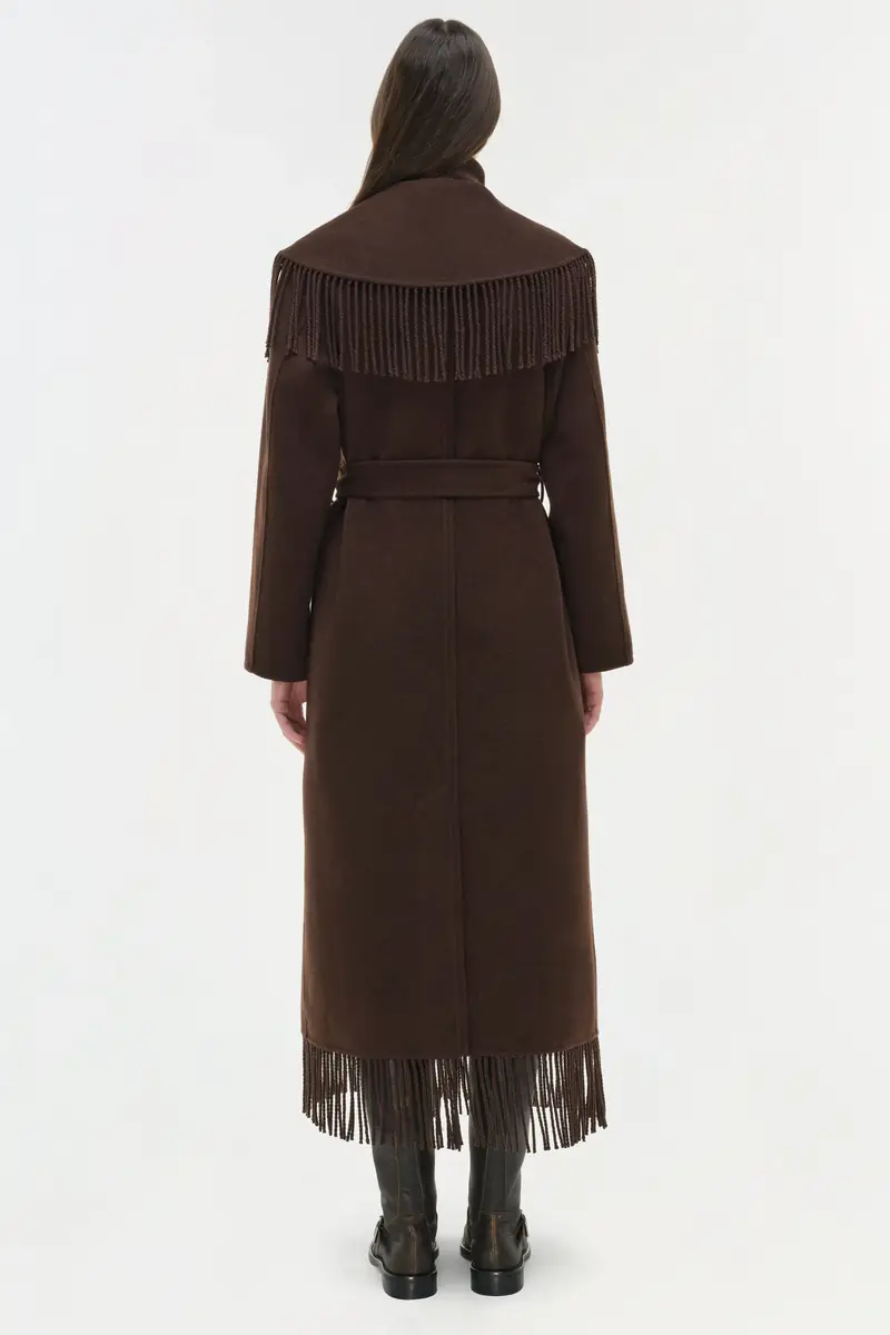 Simkhai Carrie Fringe Coat | Thumbnail 4