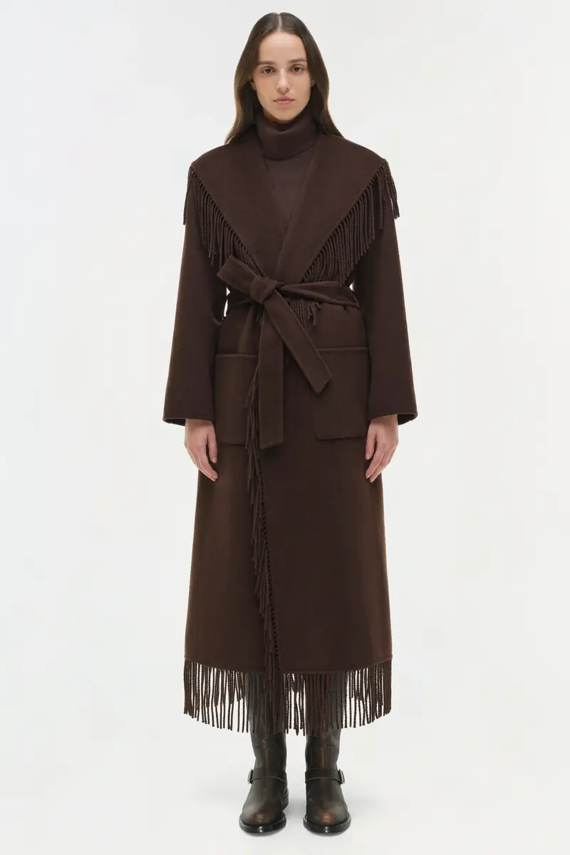 Simkhai Carrie Fringe Coat | Thumbnail 6