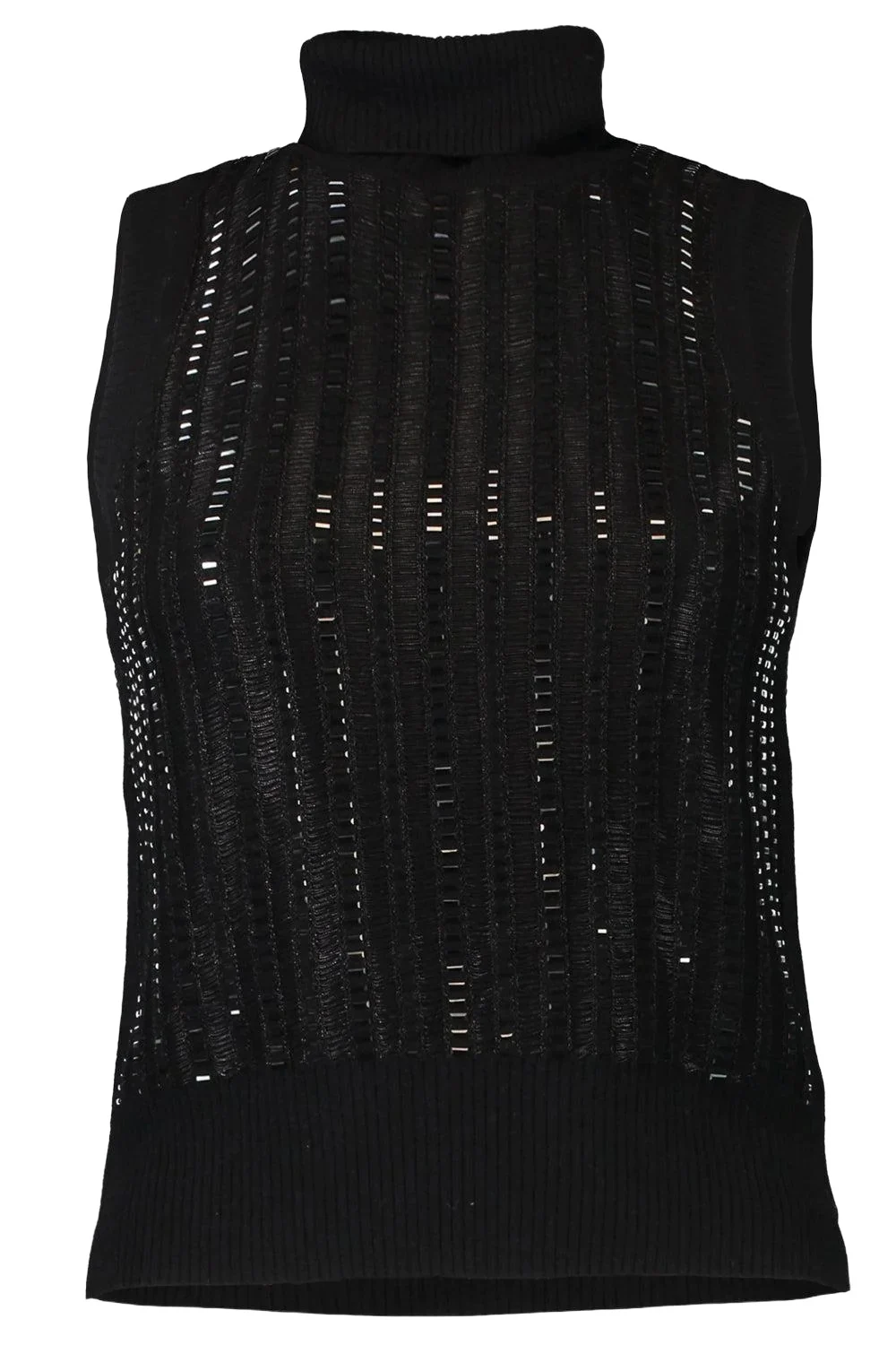 Sleeveless TurtleneckTop