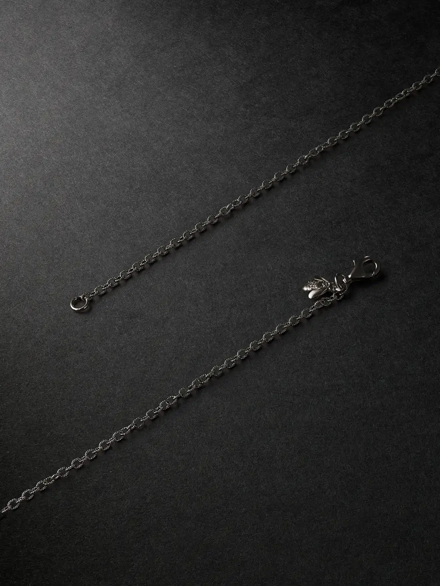 Carolina Bucci Rollo Blackened Gold Necklace - Men | Thumbnail 3 Carolina Bucci Rollo Blackened Gold Necklace - Men | Thumbnail 3