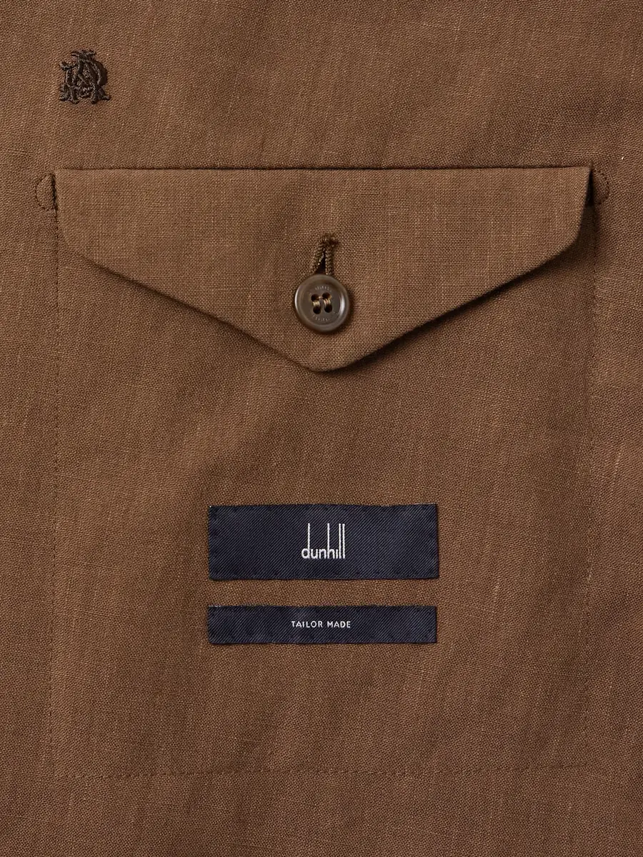 dunhill Cavendish Double-Breasted Linen Suit Jacket - Men | Thumbnail 5 dunhill Cavendish Double-Breasted Linen Suit Jacket - Men | Thumbnail 5