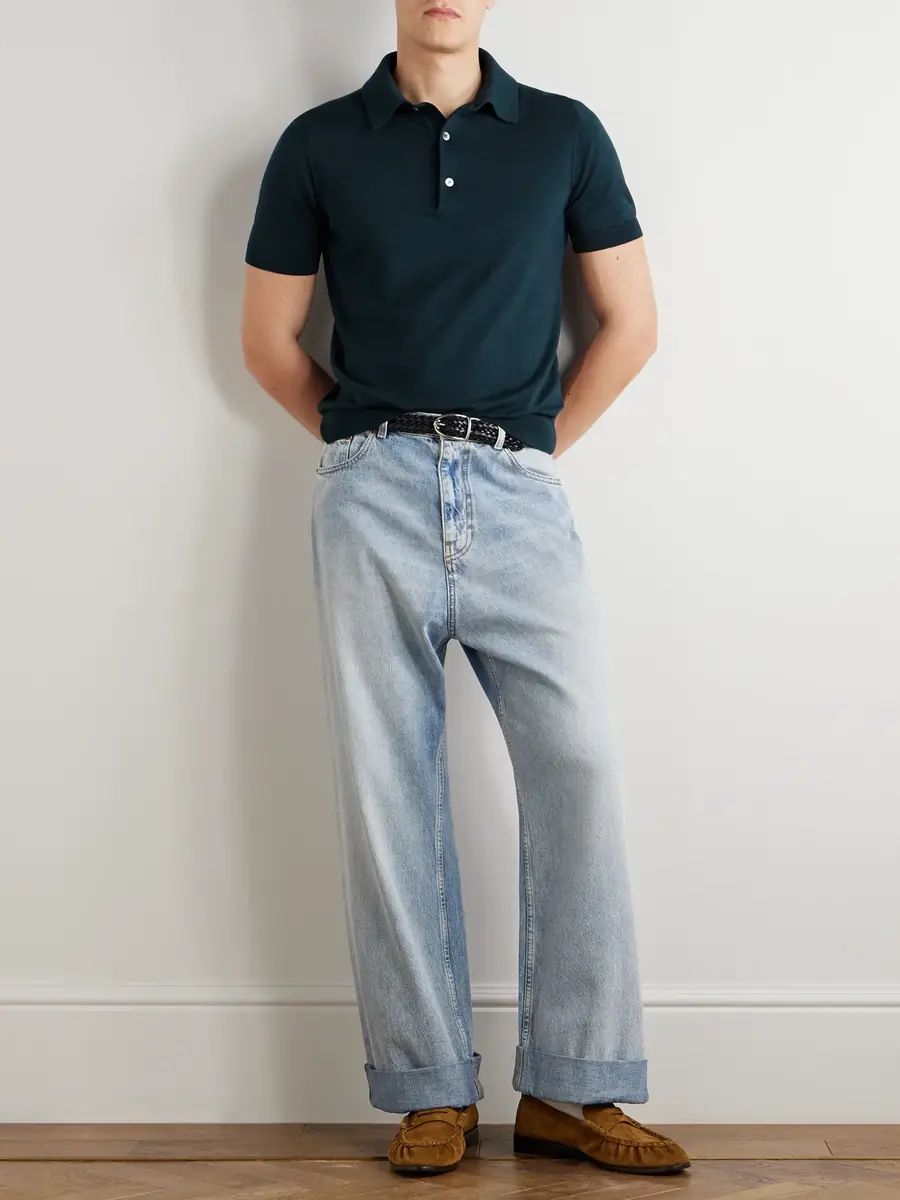 Zegna Slim-Fit Cotton Polo Shirt - Men | Thumbnail 2 Zegna Slim-Fit Cotton Polo Shirt - Men | Thumbnail 2