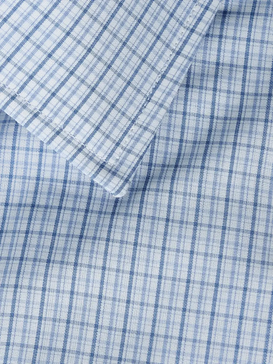 Charvet Checked Cotton-Poplin Shirt - Men | Thumbnail 4