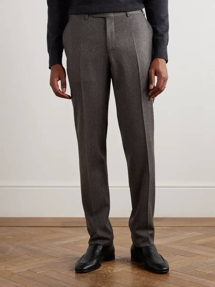 Canali Impeccabile Straight-Leg Wool Suit Trousers - Men | Thumbnail 3 Canali Impeccabile Straight-Leg Wool Suit Trousers - Men | Thumbnail 3