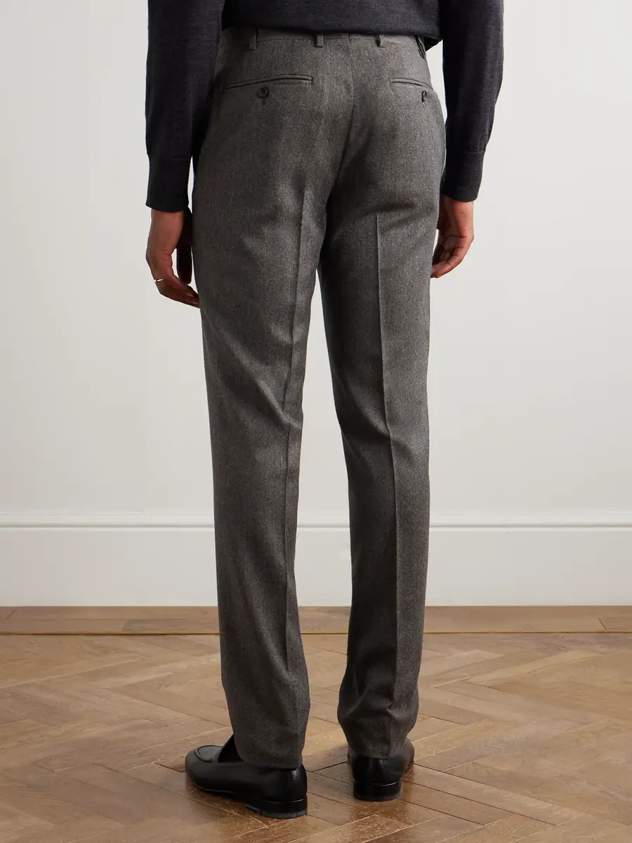 Canali Impeccabile Straight-Leg Wool Suit Trousers - Men | Thumbnail 4 Canali Impeccabile Straight-Leg Wool Suit Trousers - Men | Thumbnail 4