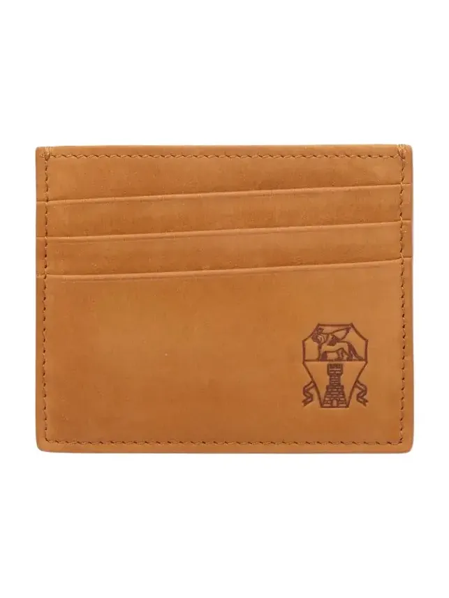 Logo-Debossed Leather Cardholder - Men Logo-Debossed Leather Cardholder - Men