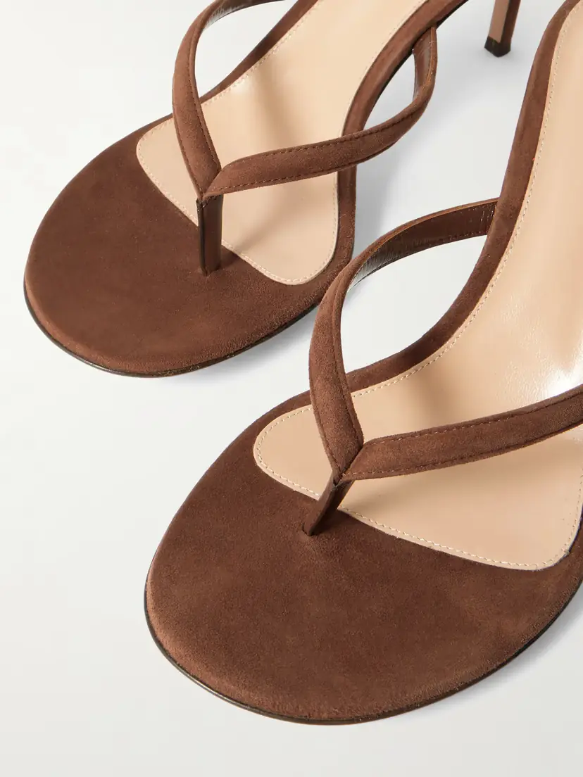 Gianvito Rossi Calypso 70 Suede Mules | Thumbnail 4