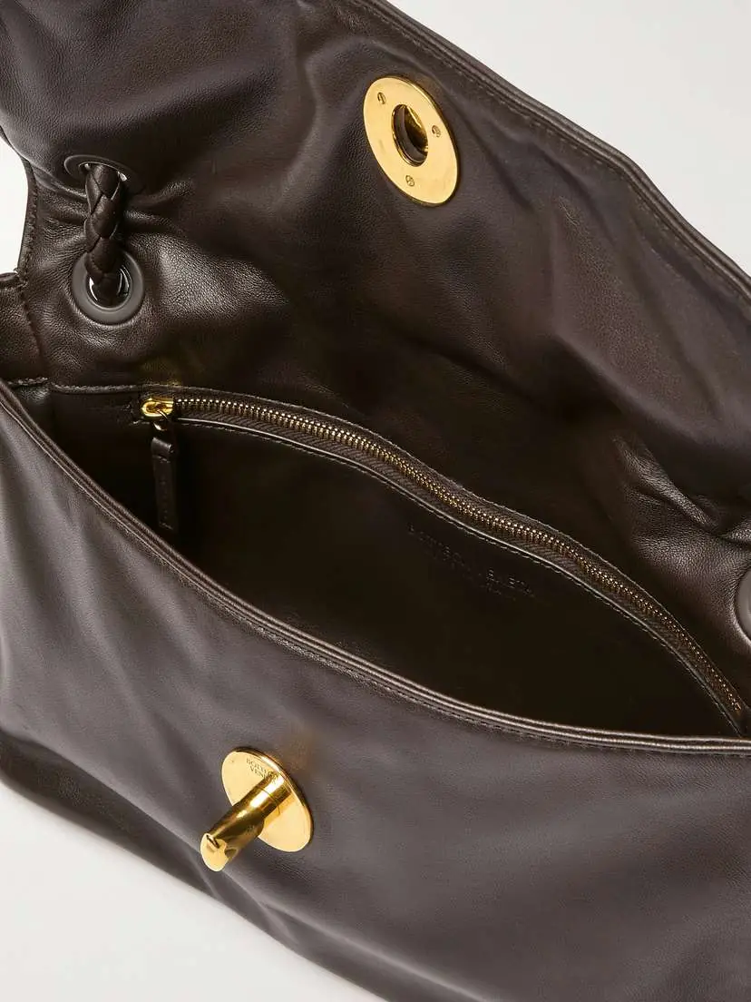 Bottega Veneta Madison Embellished Intrecciato-trimmed Leather Shoulder Bag | Thumbnail 5 Bottega Veneta Madison Embellished Intrecciato-trimmed Leather Shoulder Bag | Thumbnail 5
