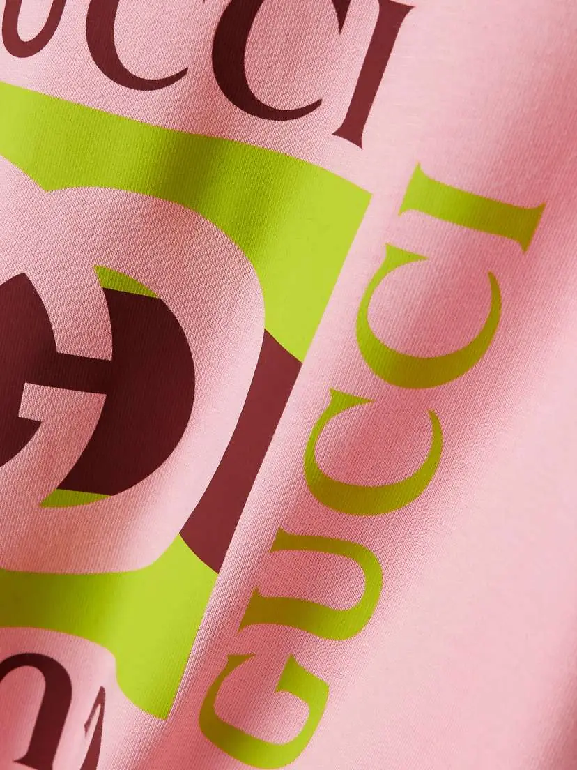 Gucci Oversized Printed Cotton-jersey T-shirt | Thumbnail 5