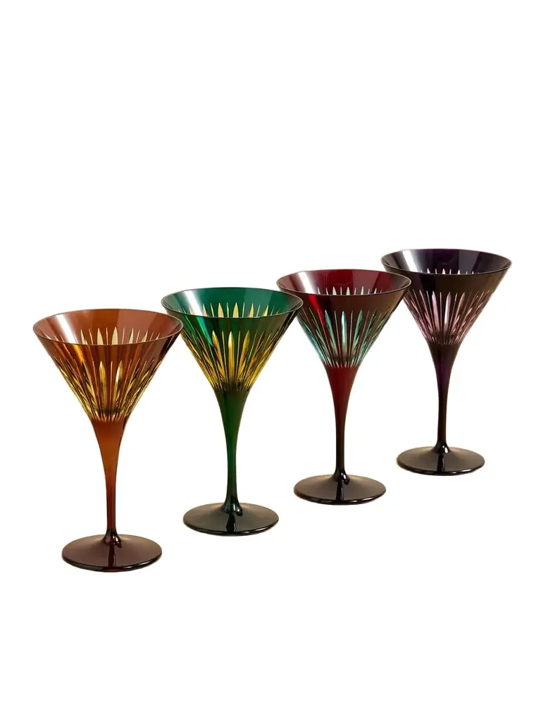 Prism Set Of Four Martini Glasses