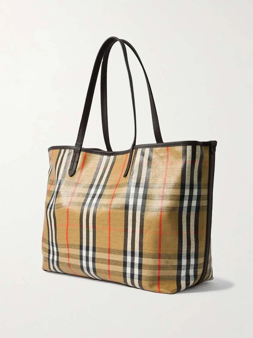 Burberry Highlands Checked Coated-canvas Tote | Thumbnail 3 Burberry Highlands Checked Coated-canvas Tote | Thumbnail 3