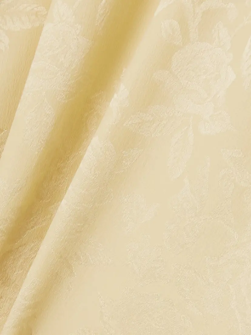 Chloé Floral-jacquard Silk-satin Midi Dress | Thumbnail 4 Chloé Floral-jacquard Silk-satin Midi Dress | Thumbnail 4