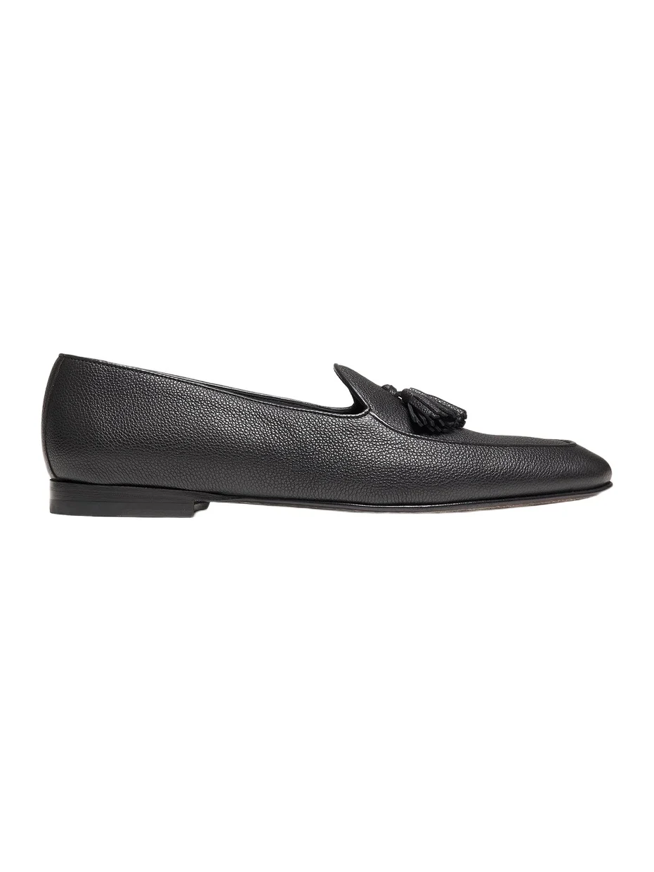 Manolo Blahnik Men's Lennox Leather Tassel Loafers