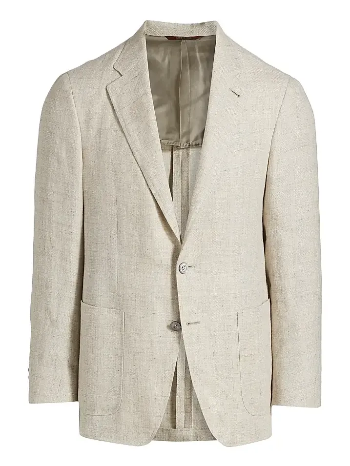 Canali Men's Kei Linen-Wool Sportcoat