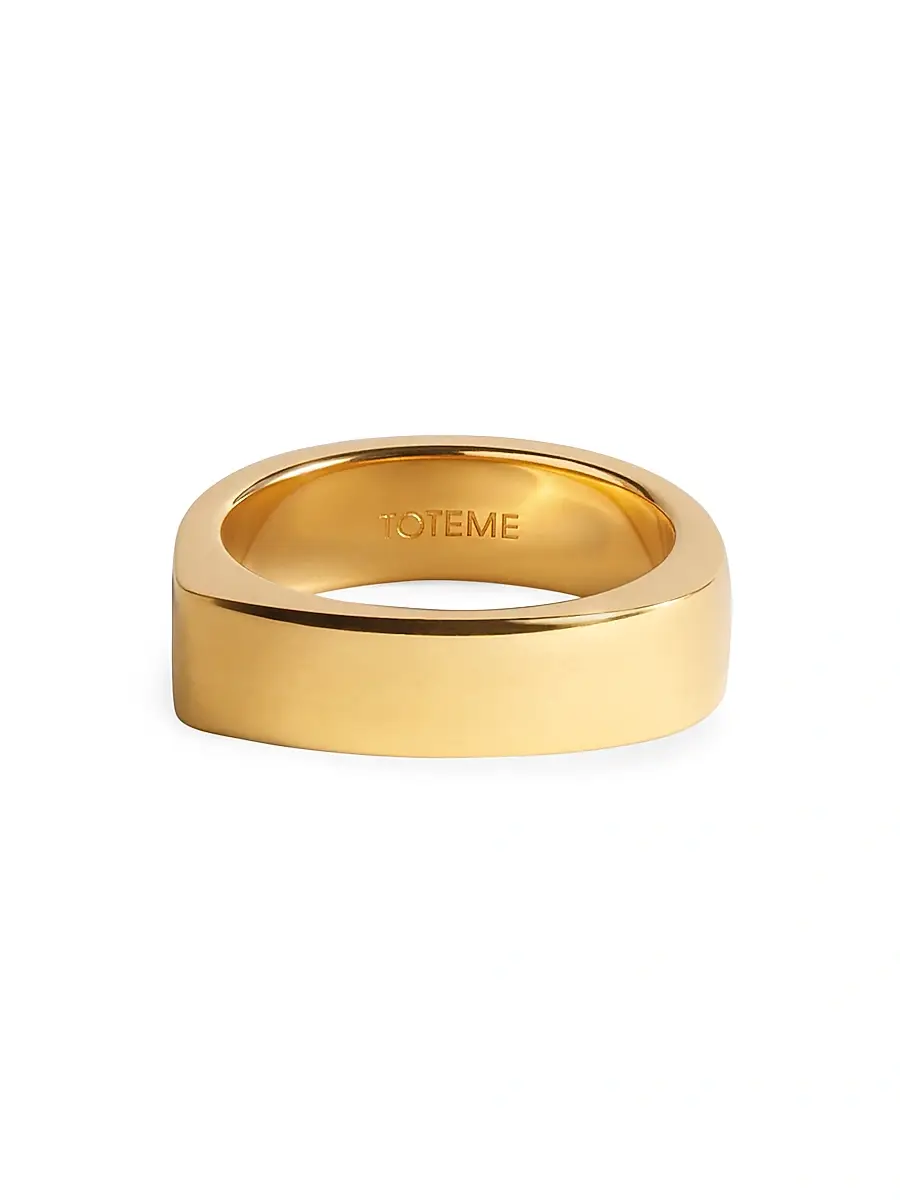 TOTEME Women's 18kt Gold-Plated Signature Ring | Thumbnail 2 TOTEME Women's 18kt Gold-Plated Signature Ring | Thumbnail 2