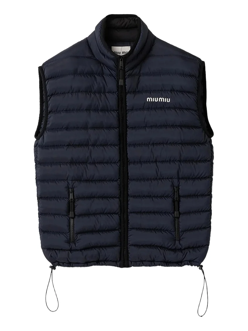 Miu Miu Women's Light Pongé Down Vest