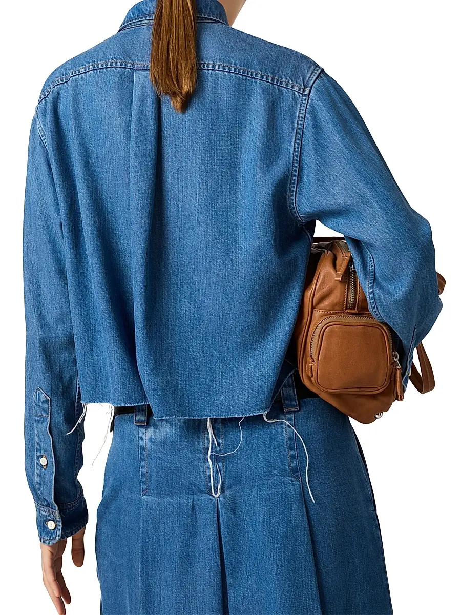 Miu Miu Women's Denim Shirt | Thumbnail 3