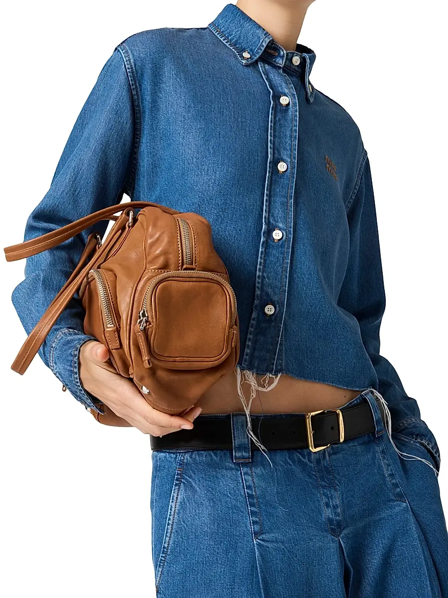 Miu Miu Women's Denim Shirt | Thumbnail 4