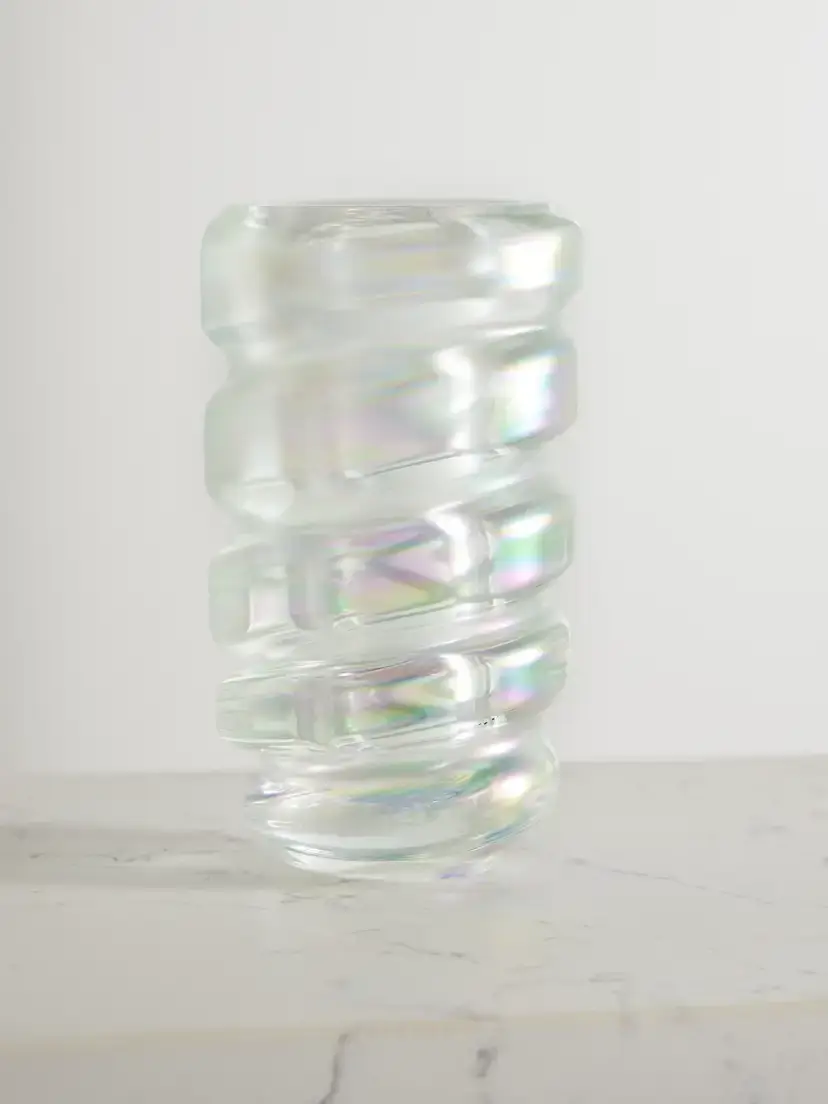 Sophie Bille Brahe Lucy Cellophane Iridescent Murano Glass Vase | Image 1 Sophie Bille Brahe Lucy Cellophane Iridescent Murano Glass Vase | Image 1
