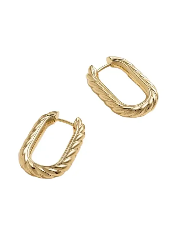 Dy Madison® 18-karat Gold Hoop Earrings Dy Madison® 18-karat Gold Hoop Earrings